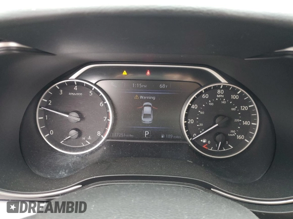 2017 Nissan Maxima SR with VIN 1N4AA6AP7HC419799, listed as a Copart auction lot 86616794 with 117,251 mi miles and Salvage title. Bid and sale history available at DreamBid. Image 9.