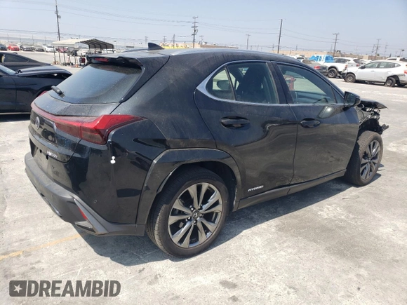 2022 Lexus UX 250h F Sport with VIN JTHE9JBH7N2059948, listed as a Copart auction lot 68671394 with 84,729 mi miles and Salvage Title. Bid and sale history available at DreamBid. Image 3.