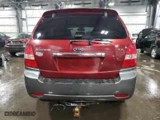 2007 Kia Sorento EX with VIN KNDJC736X75693936, listed as a Copart auction lot 85517424 with 123,428 mi miles and Salvage Title. Bid and sale history available at carsss.com. Image 6.