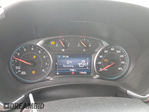 2023 Chevrolet Equinox LT with VIN 3GNAXKEG7PS146214, listed as a Copart auction lot 42203105 with 7,156 mi miles and Salvage Title. Bid and sale history available at DreamBid. Image 8.
