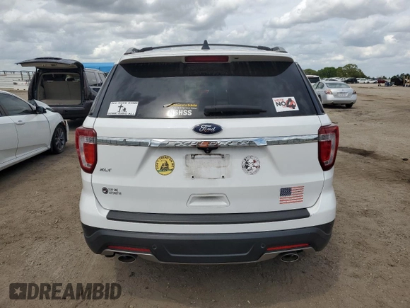 2018 Ford Explorer XLT with VIN 1FM5K7D86JGA02347, listed as a Copart auction lot 50461305 with 90,481 mi miles and Non Repairable. Bid and sale history available at DreamBid. Image 6.
