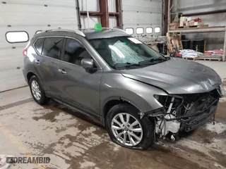 2017 Nissan Rogue SV with VIN JN8AT2MT8HW382710, listed as a IAAI auction lot 41625578 with 151,034 mi miles. Bid and sale history available at carsss.com. Image 1.