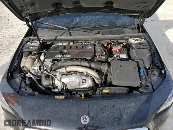 2022 Mercedes-Benz CLA 35 AMG with VIN W1K5J5BB2NN272578, listed as a Copart auction lot 42485465 with 28,671 mi miles and Salvage Title. Bid and sale history available at DreamBid. Image 12.