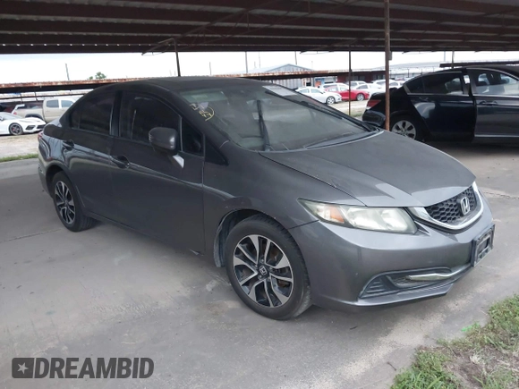 2015 Honda Civic EX with VIN 19XFB2F87FE060631, listed as a IAAI auction lot 41943697 with Not Provided miles and . Bid and sale history available at carsss.com. Image 1.