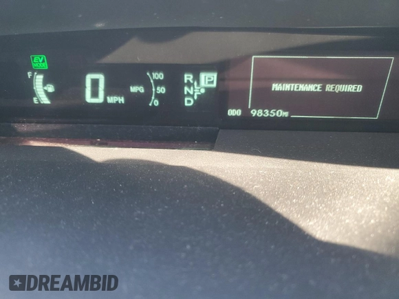 2013 Toyota Prius z VIN JTDKN3DP0D3042773, wystawiony jako Copart lot #52151835 z przebiegiem 98 350 mil mil oraz Szkoda całkowita • Salvage title. Historia ofert i sprzedaży dostępna na DreamBid. Obrazek 9.