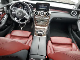 2015 Mercedes-Benz C-Class C 300 Luxury with VIN 55SWF4KB3FU069286, listed as a Copart auction lot 48728135 with 106,355 mi miles and Salvage Title. Bid and sale history available at carsss.com. Image 8.