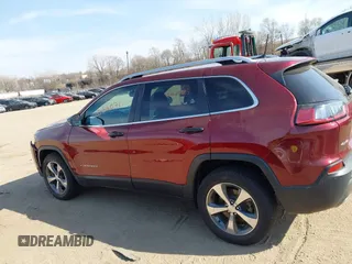 2019 Jeep Cherokee Limited with VIN 1C4PJMDX4KD122186, listed as a IAAI auction lot 42006071 with 83,164 mi miles and . Bid and sale history available at DreamBid. Image 14.