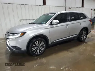 2019 Mitsubishi Outlander ES with VIN JA4AZ3A33KZ045849, listed as a Copart auction lot 52190855 with 90,457 mi miles and Salvage title. Bid and sale history available at DreamBid. Image 1.