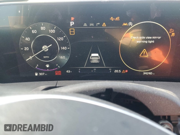2023 Kia Telluride SX z VIN 5XYP5DGC9PG347113, wystawiony jako Copart lot #41649845 z przebiegiem 34 240 mil mil oraz Szkoda całkowita • Salvage title. Historia ofert i sprzedaży dostępna na DreamBid. Obrazek 9.
