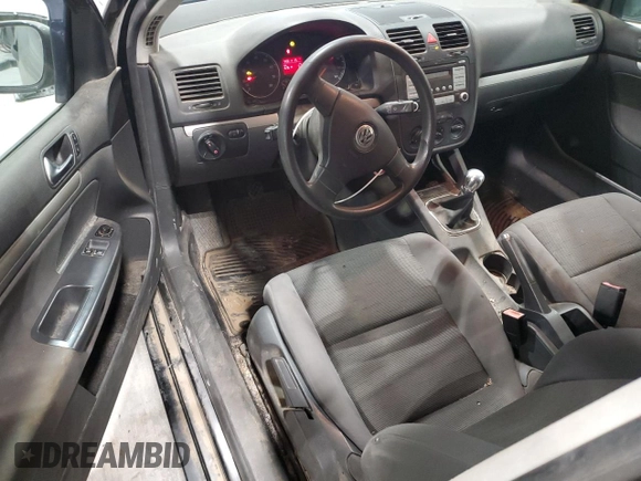 2009 Volkswagen Rabbit S with VIN WVWAB71K19W069149, listed as a Copart auction lot 44160015 with 163,614 mi miles and Clean title. Bid and sale history available at DreamBid. Image 8.