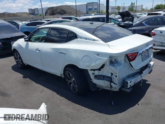 2017 Nissan Maxima S with VIN 1N4AA6AP8HC376994, listed as a IAAI auction lot 42246508 with 80,770 mi miles and . Bid and sale history available at DreamBid. Image 3.