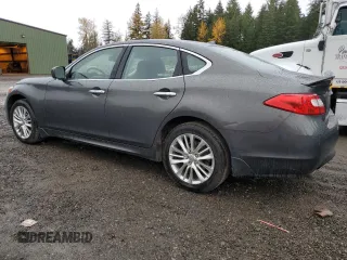 2012 Infiniti M37 with VIN JN1BY1AR6CM394379, listed as a Copart auction lot 78498024 with 91,672 mi miles and Salvage Title. Bid and sale history available at carsss.com. Image 2.
