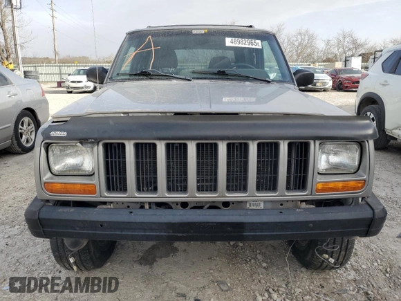 2001 Jeep Cherokee Sport z VIN 1J4FF58SX1L576572, wystawiony jako Copart lot #48982965 z przebiegiem 174 500 mil mil oraz Szkoda całkowita • Salvage title. Historia ofert i sprzedaży dostępna na DreamBid. Obrazek 5.