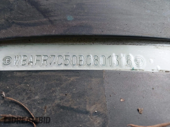 2011 BMW 5 Series 535i z VIN WBAFR7C50BC801316, wystawiony jako IAAI lot #38335558 z przebiegiem Nie podano mil oraz . Historia ofert i sprzedaży dostępna na DreamBid. Obrazek 9.