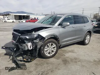 2024 Cadillac XT6 FWD Luxury with VIN 1GYKPAR46RZ748044, listed as a Copart auction lot 47118725 with 3,286 mi miles and Salvage title. Bid and sale history available at DreamBid. Image 1.