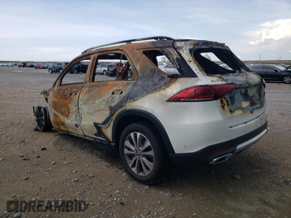 2022 Mercedes-Benz GLE 350 with VIN 4JGFB4KB1NA736646, listed as a Copart auction lot 60648835 with Not provided miles and Salvage title. Bid and sale history available at DreamBid. Image 2.