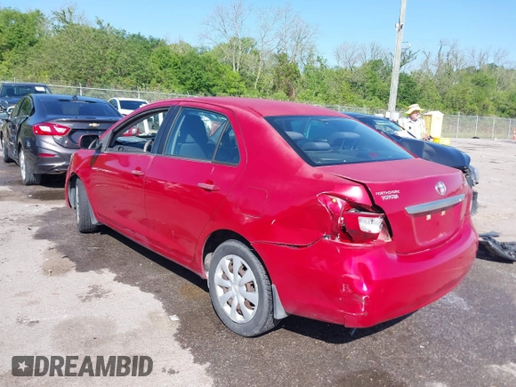 2008 Toyota Yaris with VIN JTDBT923381296472, listed as a IAAI auction lot 41966790 with 141,032 mi miles. Bid and sale history available at carsss.com. Image 3.