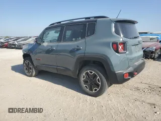 2016 Jeep Renegade Trailhawk with VIN ZACCJBCT2GPC61761, listed as a Copart auction lot 45637815 with 100,055 mi miles and Salvage title. Bid and sale history available at DreamBid. Image 2.