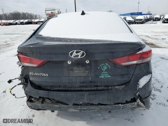 2018 Hyundai Elantra Value Edition with VIN 5NPD84LF3JH286867, listed as a Copart auction lot 45807685 with 82,219 mi miles and Clean Title. Bid and sale history available at carsss.com. Image 6.