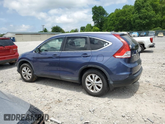 2013 Honda CR-V EX-L with VIN 2HKRM3H78DH510006, listed as a Copart auction lot 55934845 with 267,218 mi miles and Clean Title. Bid and sale history available at DreamBid. Image 2.