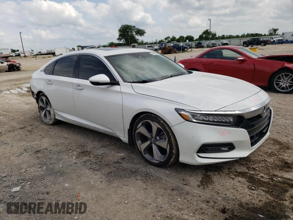 2018 Honda Accord Touring with VIN 1HGCV2F95JA053354, listed as a Copart auction lot 54907865 with 89,808 mi miles and Salvage title. Bid and sale history available at DreamBid. Image 4.