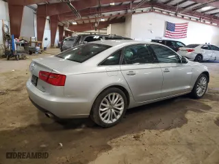 2014 Audi A6 3.0T Premium Plus with VIN WAUFGAFC8EN004107, listed as a Copart auction lot 52876475 with 141,508 mi miles and Clean Title. Bid and sale history available at carsss.com. Image 3.
