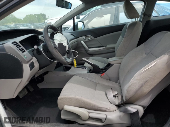 2012 Honda Civic Cpe LX with VIN 2HGFG3B55CH536959, listed as a Copart auction lot 52423345 with 178,650 mi miles and Salvage Title. Bid and sale history available at carsss.com. Image 7.