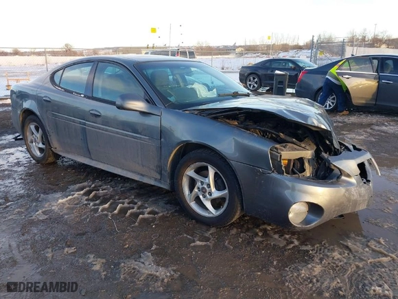 2004 Pontiac Grand Prix GTP with VIN 2G2WR524041363510, listed as a IAAI auction lot 41334336 with 187,802 mi miles. Bid and sale history available at carsss.com. Image 1.