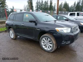 2008 Toyota Highlander Hybrid with VIN JTEEW41AX82023610, listed as a IAAI auction lot 41905788 with 277,370 mi miles. Bid and sale history available at carsss.com. Image 1.
