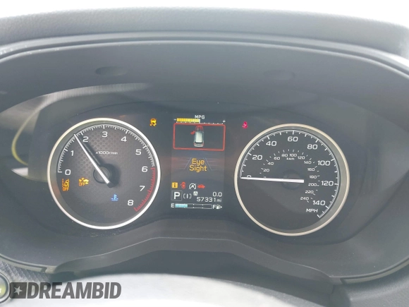 2019 Subaru Forester Premium with VIN JF2SKAEC5KH564387, listed as a IAAI auction lot 39915371 with 57,331 mi miles. Bid and sale history available at carsss.com. Image 7.