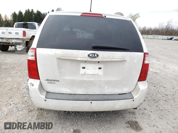 2010 Kia Sedona LX with VIN KNDMG4C32A6346124, listed as a Copart auction lot 79019814 with 160,321 mi miles and Salvage Title. Bid and sale history available at DreamBid. Image 6.