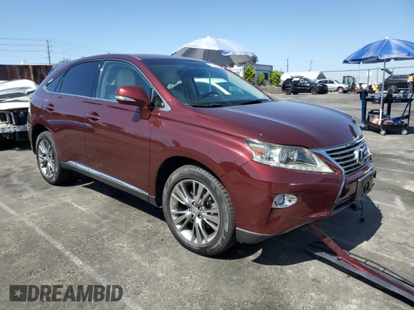2013 Lexus RX 450h with VIN JTJZB1BA9D2008859, listed as a Copart auction lot 61040415 with 158,823 mi miles and Salvage title. Bid and sale history available at DreamBid. Image 4.