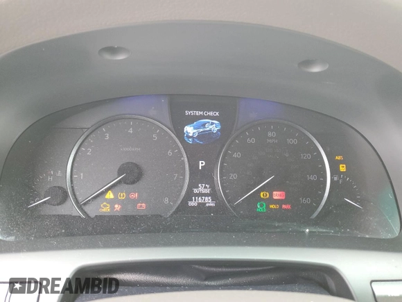 2014 Lexus LS 460 L with VIN JTHDL5EF4E5006895, listed as a Copart auction lot 41365124 with 116,785 mi miles and Salvage title. Bid and sale history available at DreamBid. Image 9.