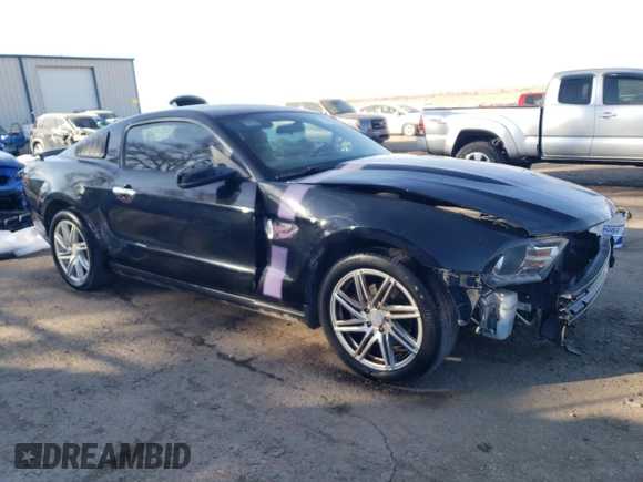 2011 Ford Mustang V6 with VIN 1ZVBP8AM8B5163034, listed as a Copart auction lot 83619534 with 112,949 mi miles and Salvage title. Bid and sale history available at DreamBid. Image 4.