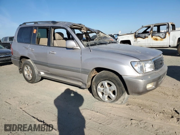 2000 Toyota Land Cruiser with VIN JT3HT05J2Y0088366, listed as a Copart auction lot 87364304 with 0 mi miles and Salvage Title. Bid and sale history available at carsss.com. Image 4.