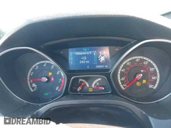 2014 Ford Focus ST with VIN 1FADP3L96EL374584, listed as a IAAI auction lot 41644629 with 90,607 mi miles and . Bid and sale history available at carsss.com. Image 7.