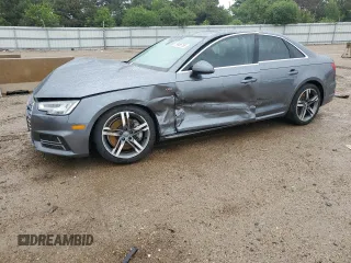 2017 Audi A4 Premium Plus with VIN WAUENAF48HN046503, listed as a Copart auction lot 59486755 with 99,192 mi miles and Salvage title. Bid and sale history available at DreamBid. Image 1.
