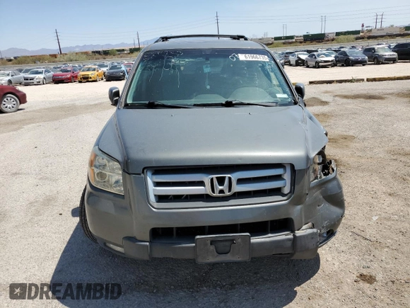2007 Honda Pilot EX-L with VIN 5FNYF18547B005902, listed as a Copart auction lot 61966735 with 232,592 mi miles and Salvage title. Bid and sale history available at DreamBid. Image 5.