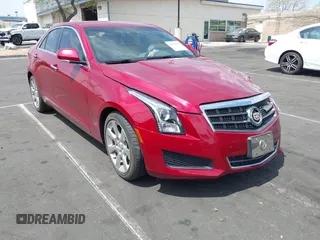 2014 Cadillac ATS Luxury RWD z VIN 1G6AB5SA9E0191946, wystawiony jako IAAI lot #41995983 z przebiegiem Nie podano mil oraz . Historia ofert i sprzedaży dostępna na DreamBid. Obrazek 1.