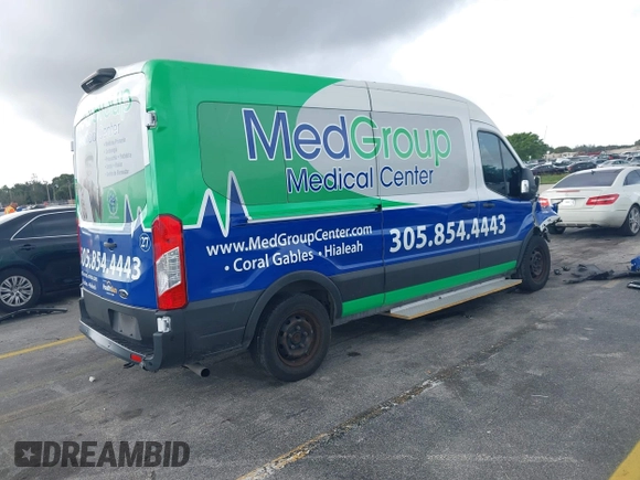 2021 Ford Transit Passenger XL with VIN 1FBAX2C87MKA13243, listed as a IAAI auction lot 41211001 with 94,954 mi miles and . Bid and sale history available at DreamBid. Image 4.