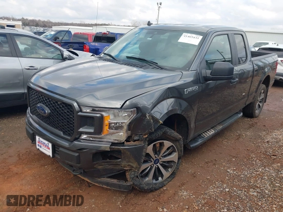 2020 Ford F-150 XL with VIN 1FTFX1E53LFC50723, listed as a IAAI auction lot 41469435 with 68,857 mi miles. Bid and sale history available at carsss.com. Image 2.