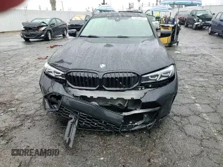 2023 BMW 3 Series 330i with VIN 3MW69FF02P8D60443, listed as a Copart auction lot 43405365 with 0 mi miles and Salvage Title. Bid and sale history available at carsss.com. Image 10.