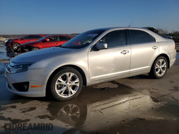2012 Ford Fusion SE with VIN 3FAHP0HA4CR426943, listed as a Copart auction lot 87314074 with 119,782 mi miles and Salvage Title. Bid and sale history available at carsss.com. Image 1.