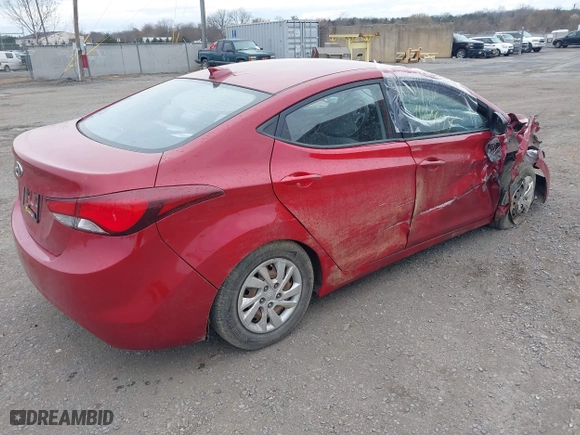 2016 Hyundai Elantra Value Edition with VIN KMHDH4AE7GU644847, listed as a IAAI auction lot 41844494 with 80,959 mi miles. Bid and sale history available at carsss.com. Image 4.