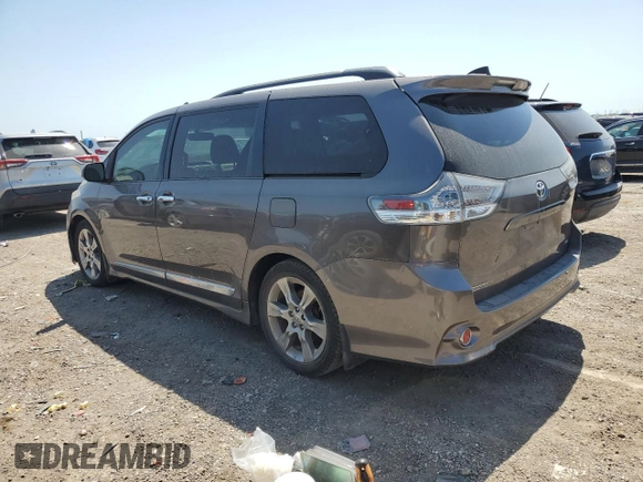 2012 Toyota Sienna SE with VIN 5TDXK3DC0CS239743, listed as a Copart auction lot 49504855 with 113,160 mi miles and Salvage title. Bid and sale history available at DreamBid. Image 2.