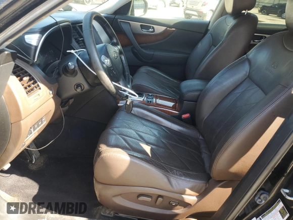 2011 Infiniti FX with VIN JN8AS1MW1BM732530, listed as a Copart auction lot 62831625 with 172,140 mi miles and Salvage title. Bid and sale history available at DreamBid. Image 7.