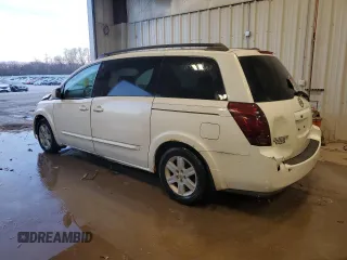 2004 Nissan Quest SE with VIN 5N1BV28U04N353887, listed as a Copart auction lot 83780484 with 107,443 mi miles and Non Repairable. Bid and sale history available at carsss.com. Image 2.