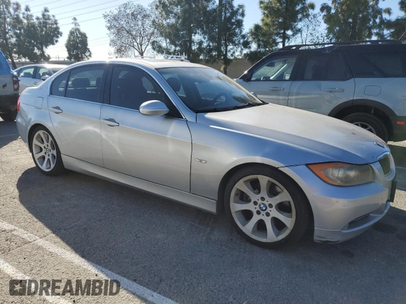 2006 BMW 3 Series 330i with VIN WBAVB33516PS13416, listed as a Copart auction lot 54619965 with 144,936 mi miles and Salvage Title. Bid and sale history available at DreamBid. Image 4.