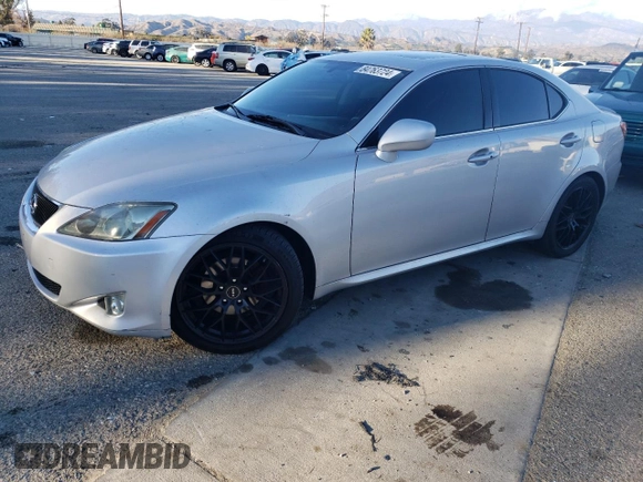 2006 Lexus IS 250 Manual with VIN JTHBK262865008252, listed as a Copart auction lot 84763724 with 140,277 mi miles and Salvage Title. Bid and sale history available at carsss.com. Image 1.