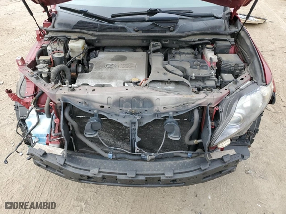2010 Lexus RX 450h with VIN JTJBC1BA2A2019986, listed as a Copart auction lot 47986895 with 119,139 mi miles and Salvage Title. Bid and sale history available at carsss.com. Image 12.